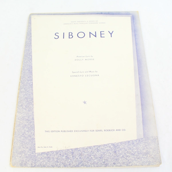 Lot Of 5 1929 Antique Sheet Music Siboney Piccolo Pete You Belong To Me