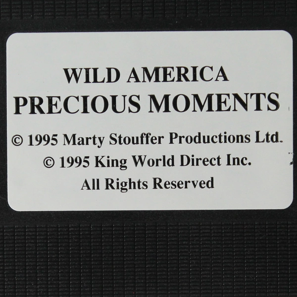 Marty Stouffer's Wild America: Precious Moments 1995 VHS Movie Tape King World