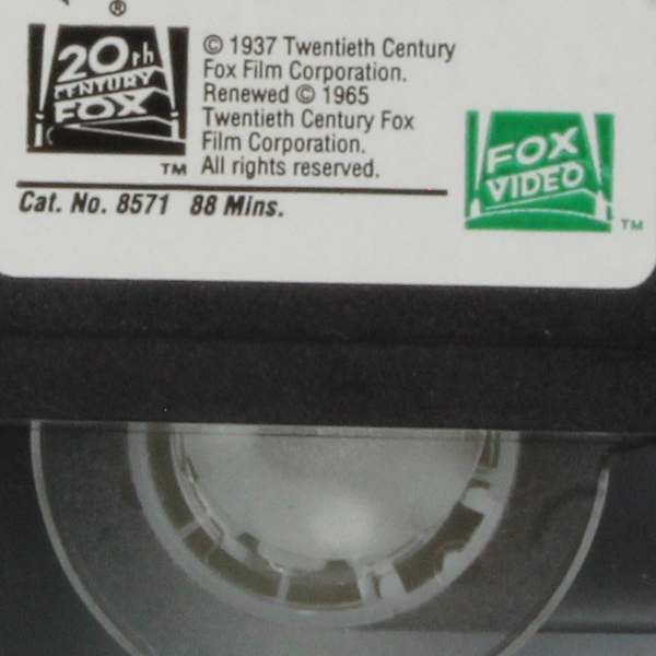 VHS Heidi Starring Shirley Temple Colorized Version Of 1937 Film 1994 Release