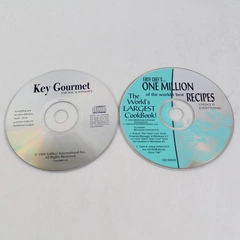Lot Of 2 Cookbooks on CD Key Gourmet 1994 & World's Largest Cookbook 1999