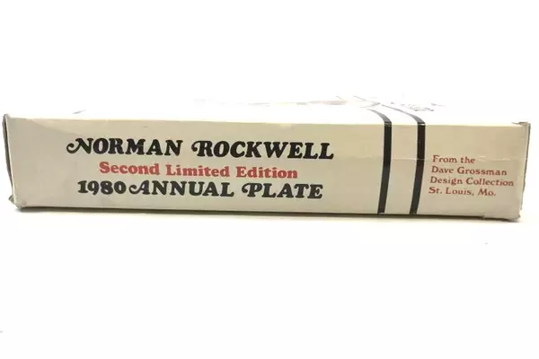 Norman Rockwell Limited Edition Collectible Plate Lovers 1980 Dave Grossman