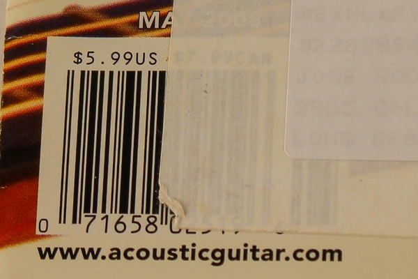 Acoustic Guitar Magazine May 2008 Vol 18 No 11 Issue 185 Good Condition