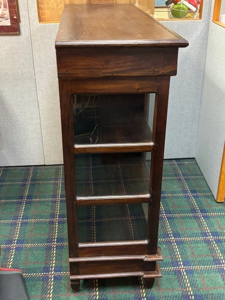 Uhuru Dark Wood Cabinet Display Case China Cabinet 