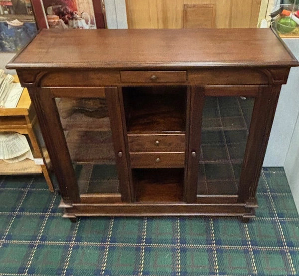 Uhuru Dark Wood Cabinet Display Case China Cabinet 