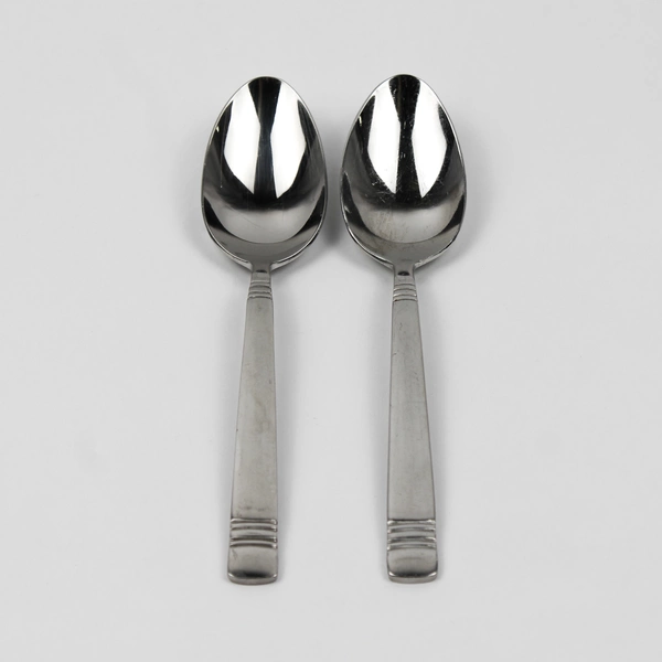 Lot of 2 Reed & Barton Longwood 18/10 Stainless Soup Spoons 7 inches