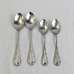 Lot Of 4 Gourmet Settings GON23 (Stainless) Flatware 2 Soup Spoons 2 Teaspoons