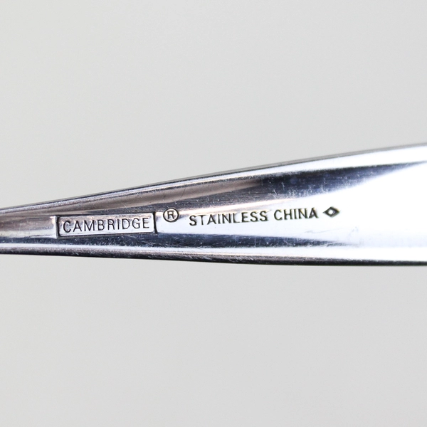 Lot Of 4 Cambridge Silver Alacarte (Stainless) Flatware Teaspoons 7" Long