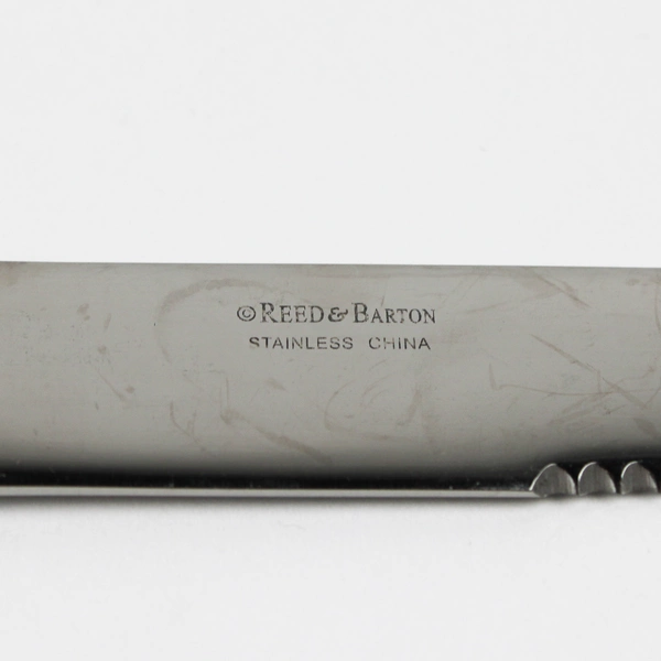 Reed & Barton Brookshire Stainless Solid Handle Steak Knife 9.75 Inches