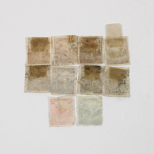 Lot Of 10 Hungary Magyar Kir Posta 2/3/5/10/15/20 Filler Harvester Stamps Used 