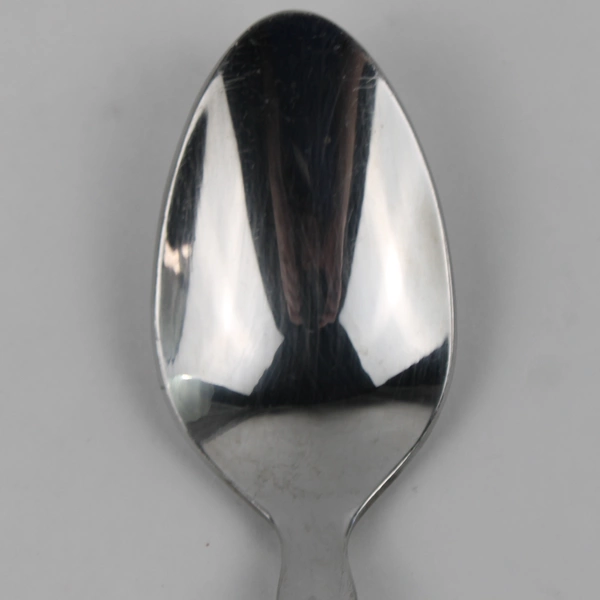 Lot of 3 Ikea Stainless Flatware Oval Shaped Soup Spoons Unknown Pattern HTF 