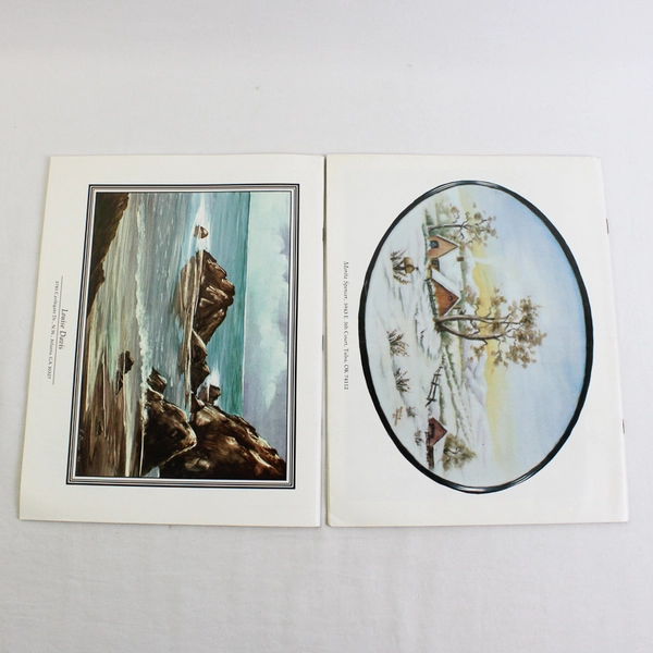 Lot of 2 Vintage The China Painter Magazine July-August 1984 & May-June 1985