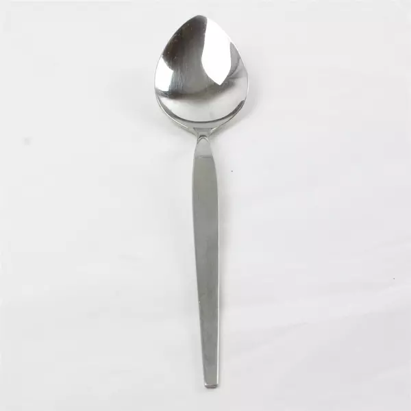 Lot of 7 Oneida Satinique Stainless Oval Place Spoons 7" 