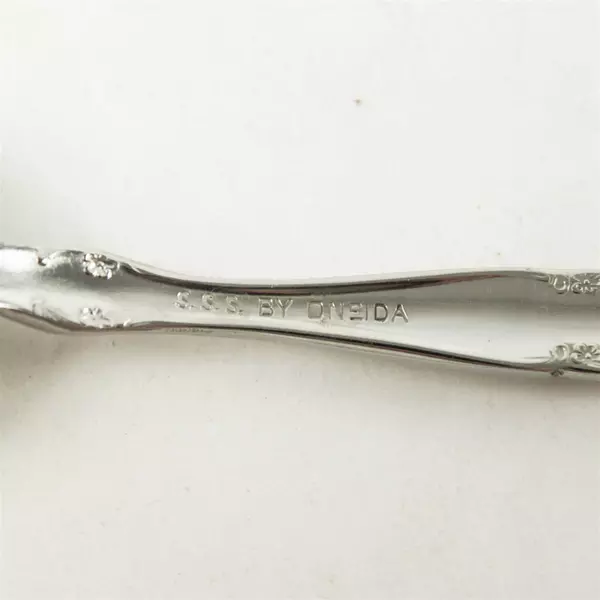 Lot of 6 Oneida Silver Lakewood-Tuxedo Pattern Stainless Teaspoons 6" Good