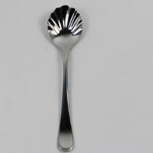 J A Henckels (Zwilling) Jessica Pattern 18/10 SS Sugar Shell Spoon 6" Rare HTF