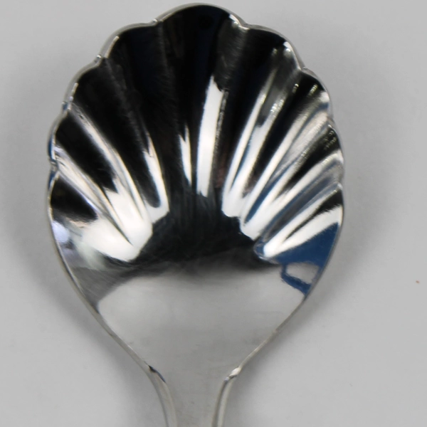 J A Henckels (Zwilling) Jessica Pattern 18/10 SS Sugar Shell Spoon 6" Rare HTF