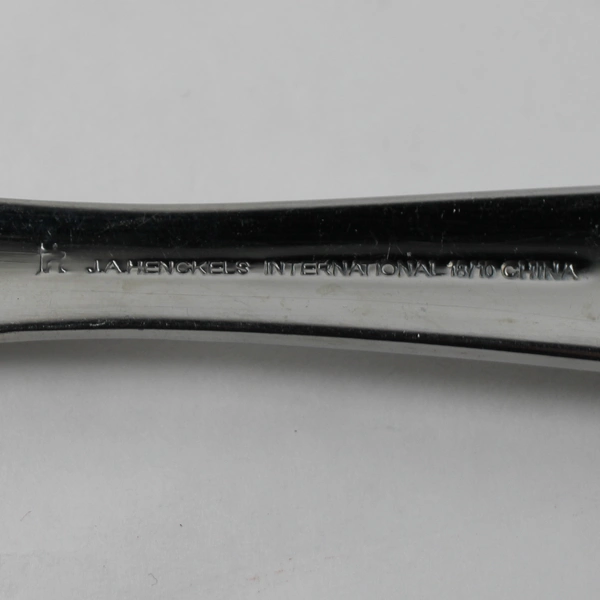 J A Henckels (Zwilling) Braid Pattern 18/10 SS Serving Spoon 8.25" Rare HTF