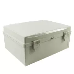 Waterproof ABS Junction Box 13x15.5x6.75in Gasket Lid Hardware Included