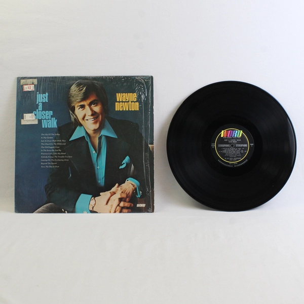 Wayne Newton Just a Closer Walk 12" LP 33 RPM WORD Label Vinyl
