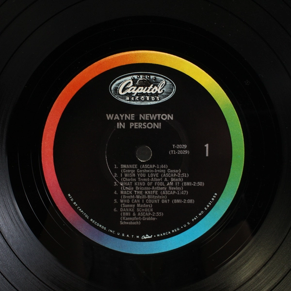 Wayne Newton in Person! Vinyl Record LP 