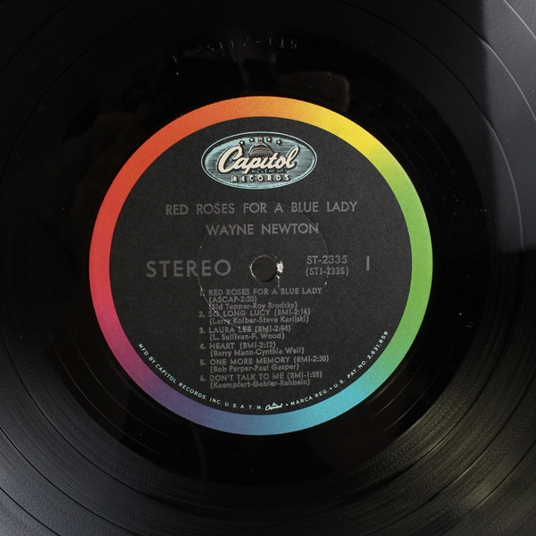 Wayne Newton Red Roses For A Blue Lady  Record Album Vinyl LP