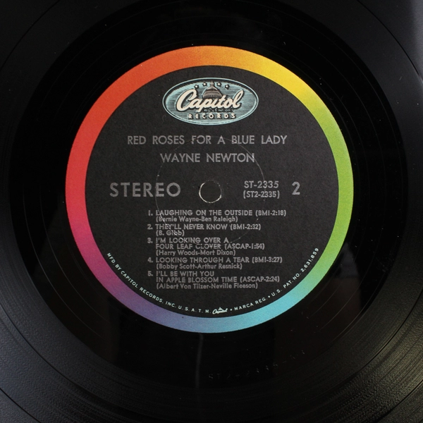 Wayne Newton Red Roses For A Blue Lady  Record Album Vinyl LP