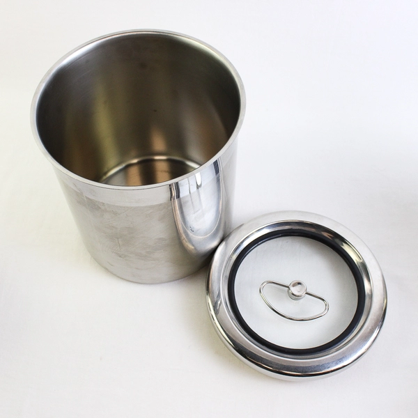 Lot Of 4 Kirkland Signature Stainless Steel Kitchen Canisters W/ Lids 4 Sizes