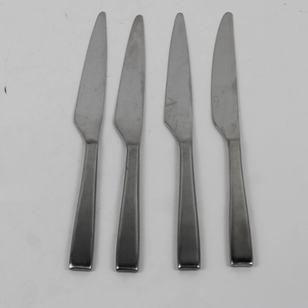 Lot Of 4 Gourmet Settings Strand (Stainless) Flatware Dinner Knives 9.5" Long