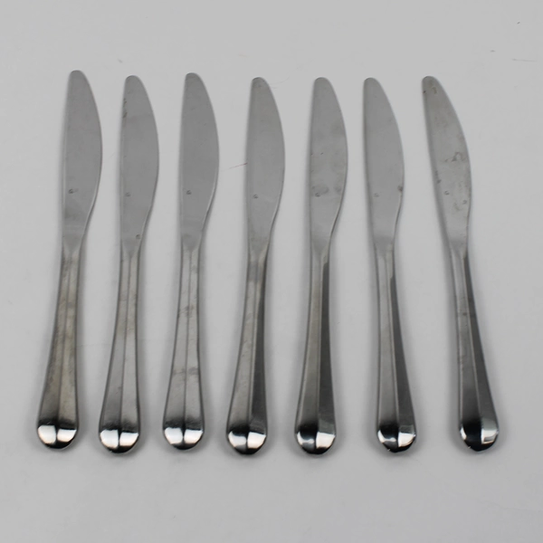Lot Of 7 Gourmet Settings Celebration (Stainless) Flatware Dinner Knives 10.25"
