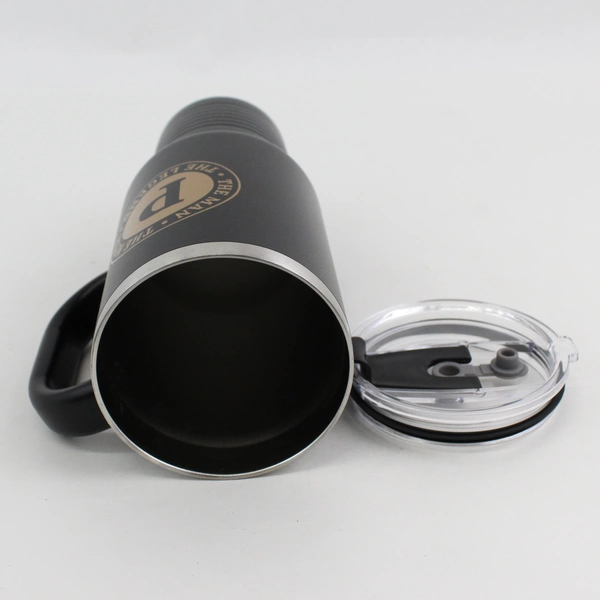 Onebttl 20 Oz Stainless Steel Tumbler The Man Myth Legend Black With Straw