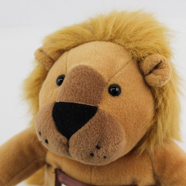 Vintage New View Picture Pals Beanbag Plush Lion W/ 3x3  Photo Picture Frame 10"