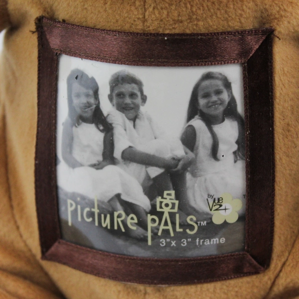 Vintage New View Picture Pals Beanbag Plush Lion W/ 3x3  Photo Picture Frame 10"