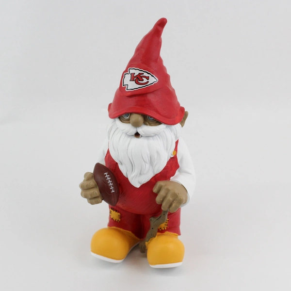 FOCO Kansas City Chiefs NFL Garden Gnome 11" Tall 