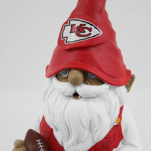 FOCO Kansas City Chiefs NFL Garden Gnome 11" Tall 