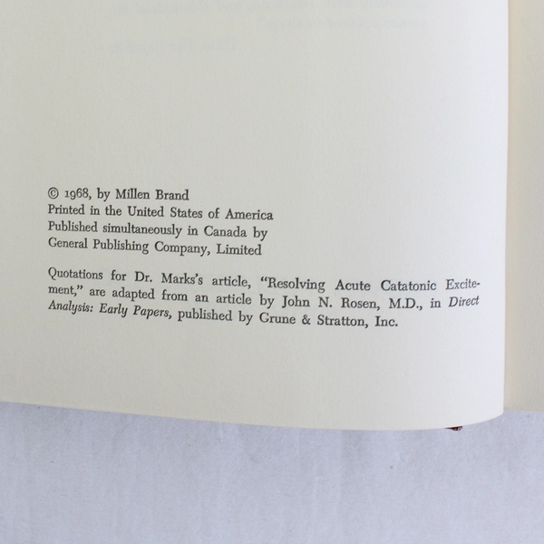 Vintage Savage Sleep by Millen Brand 1968 Hardcover DJ Book Club Edition