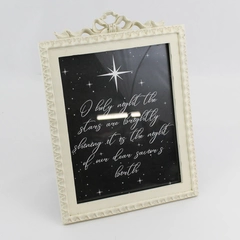Framed O Holy Night Framed Wall Sign 13" x 9.5"