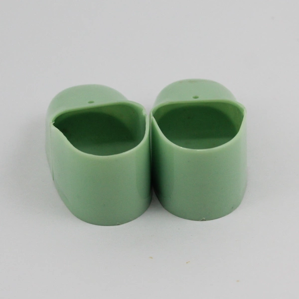 Vintage 1970'S Davidon Green Hard Plastic Adjustable Large Doll Shoes