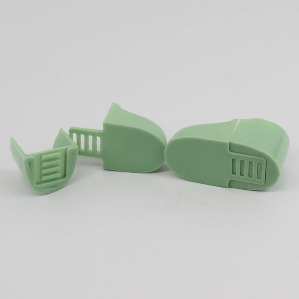 Vintage 1970'S Davidon Green Hard Plastic Adjustable Large Doll Shoes