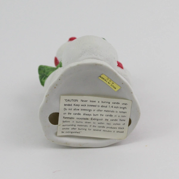 Vintage Bisque Little Carolers Taper Candle Holder Christmas Figurine 3-1/2"