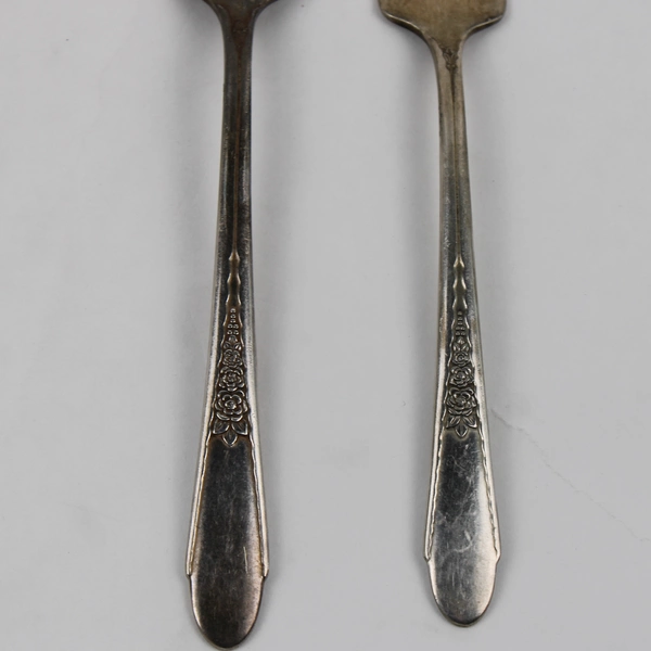 Lot Of 5 WM Rodgers IS Flatware 1 Dinner Fork 4 Salad