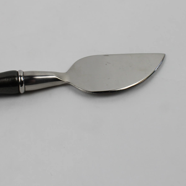 Lot Of 2 Unbranded (Stainless Steel) Cheese Spreader & 2 Pronged Fork Server