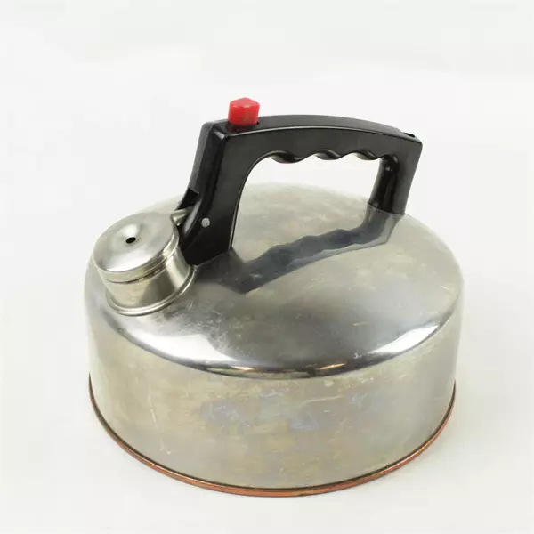 Stovetop Whistling Stainless Steel Tea Kettle Used, Pre-Owned