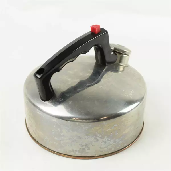 Stovetop Whistling Stainless Steel Tea Kettle Used, Pre-Owned