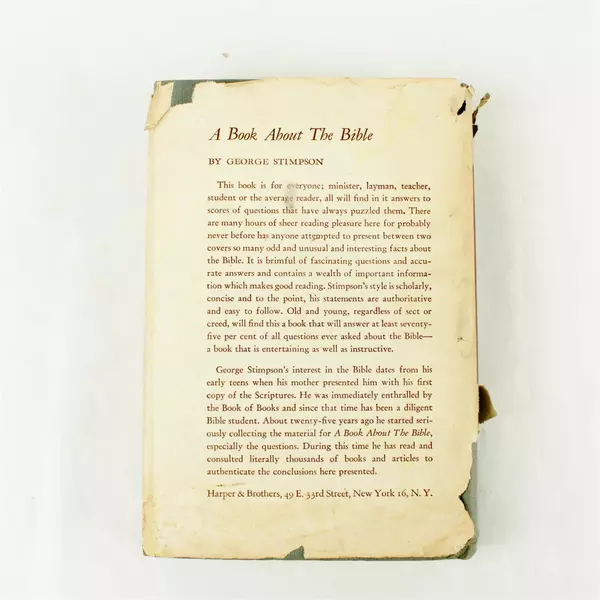 A Book About a Thousand Things by George Stimpson 1946 Hardcover DJ