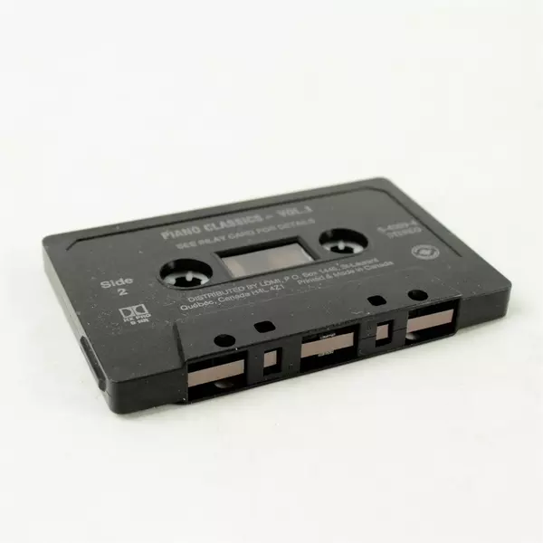 Set of 2 Piano Classics Cassette Tapes Vol.1 & Vol.2 Vintage Pre-Owned