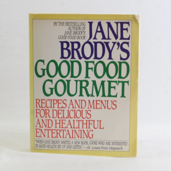 Good Food Gourmet Cookbook by Jane Brody 1992 Paperback Recipes & Menus