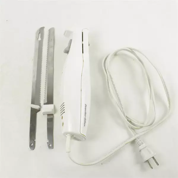 Proctor Silex 74311 Easy Slice Electric Knife White Pre-Owned Untested
