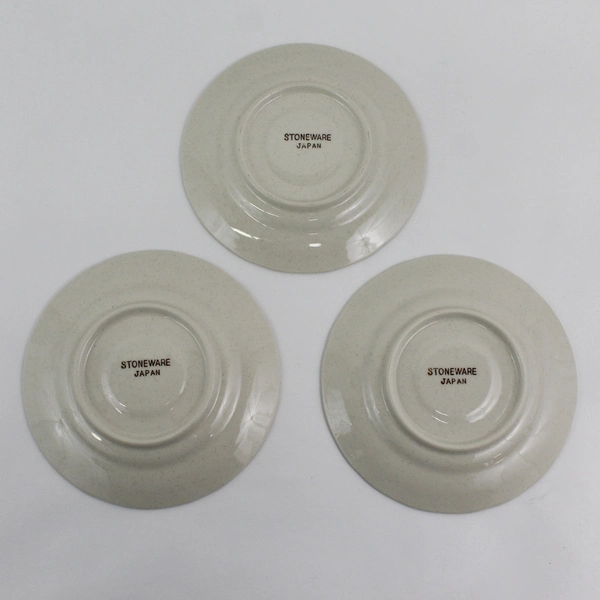 3 Country Classics by Action 1988 Goose Floral  Saucers Japan