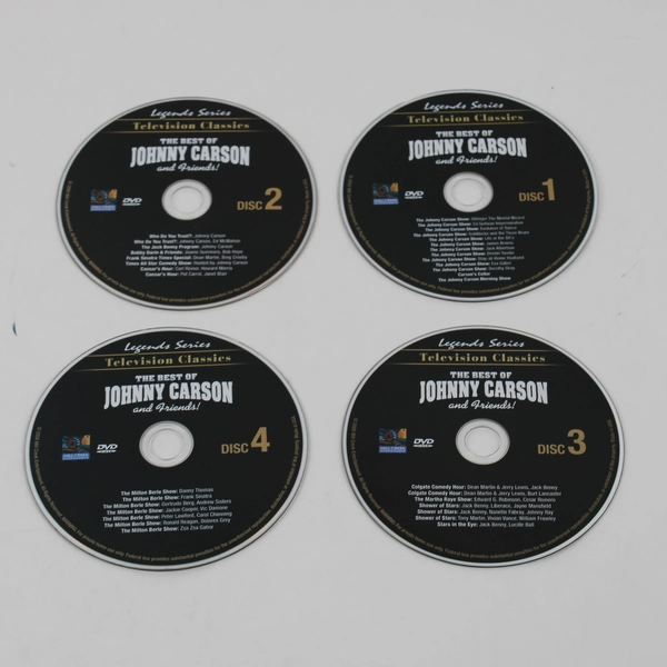 Best of Johnny Carson & Friends DVD 4 Disc Set 35 Episodes 2009