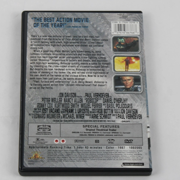 RoboCop DVD 1987 MGM Studios #1002565