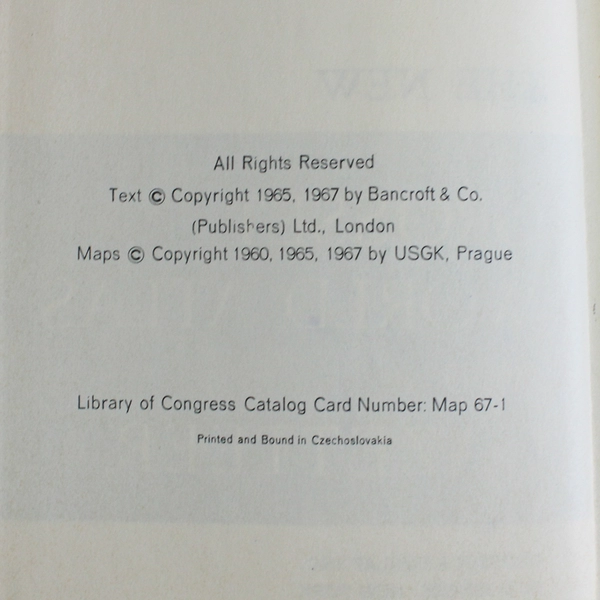 The New Grosset World Atlas and Gazetteer 1967 Pocket Size Hardcover DJ